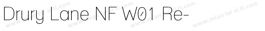 Drury Lane NF W01 Re字体转换